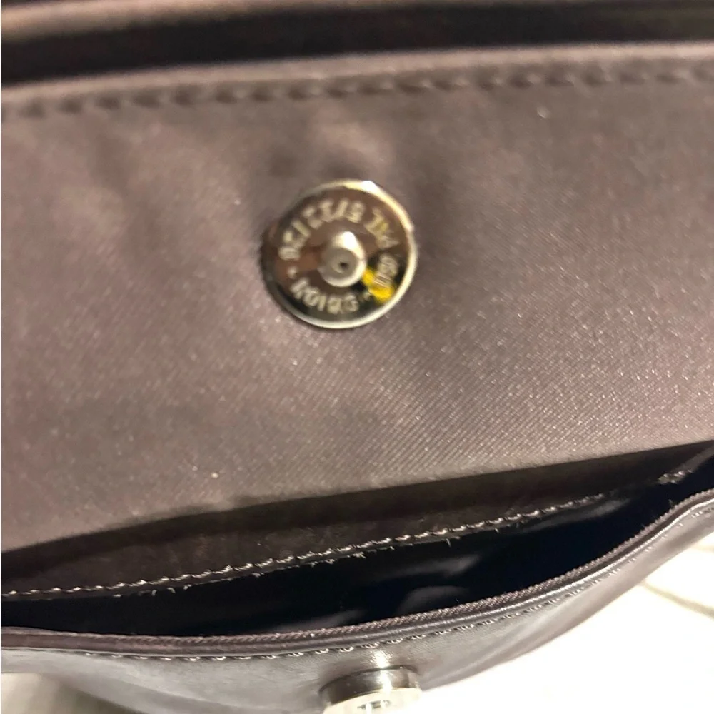 Fossil vintage Dark Brown Leather Messenger Bag